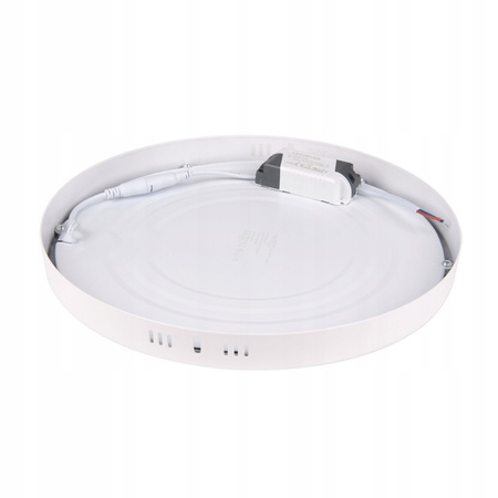 LED panel Stropní svítidlo 24W 1920lm 6500K Studená povrchová montáž Kulatá bílá Proma Masterled