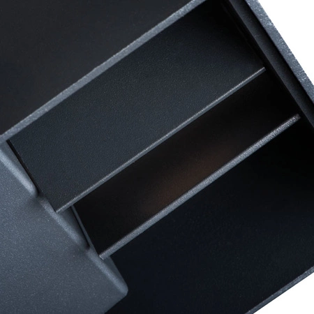 LED Elevation Lamp REKA Grafitová NAHORU A DOLŮ 7W 360lm 840 Neutrální bila IP54 Kanlux