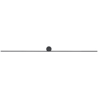 Nástěnné svítidlo LED 16W 630lm 4000lm Neutral Black Modern SPIN LED L 10622 Nowodvorski