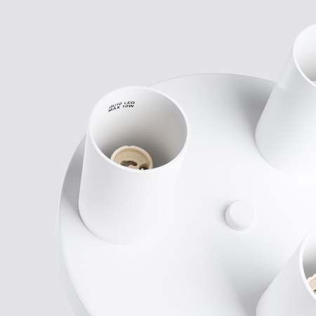 Bodové stropní svítidlo Tuba 3x GU10 White Lagos Ocean Green SL.1464 Sollux