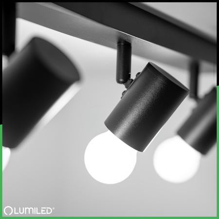 Stropní svítidlo SPOT TUBA Reflektor Halogenové svítidlo 3x E27 GLASA LUMILED