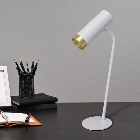 Stolní lampa GU10 bílá Fado Sanico Goldlux