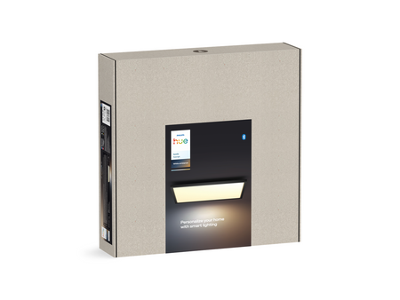 Panelové LED stropní svítidlo pro povrchovou montáž 60x60 cm 39W 1940lm IP20 White Ambiance TW Black Smart SMART Zigbee Bluetooth Aurelle Philips HUE