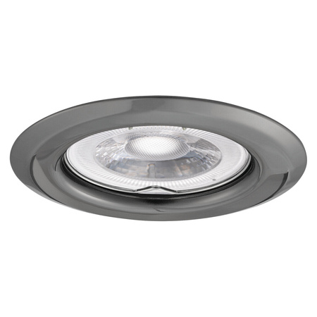 LED GU5.3 GU10 kulaté grafitové Argus Kanlux nastavitelné halogenové bodové svítidlo pro zápustnou montáž