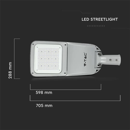 Pouliční lampa LED 120W 4000K CLASS II + III-M Typ SAMSUNG CHIP VT-120ST V-TAC