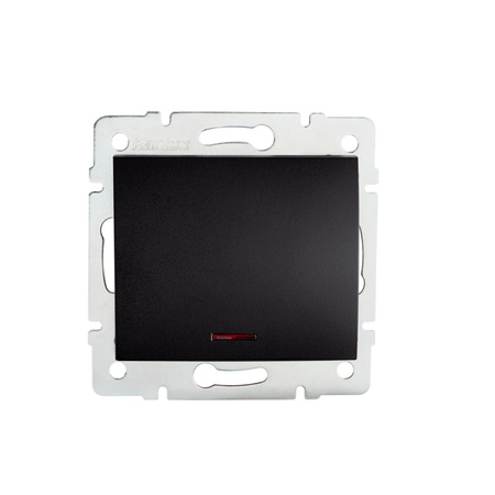 LED logický spínač bez rámečku černý matný KANLUX