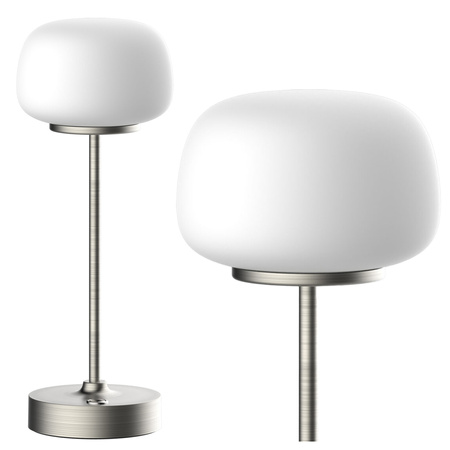 Dekorativní stolní lampa LED 1,8 W 150 lm 2700K teplá stříbrná Rimini Sanico Goldlux