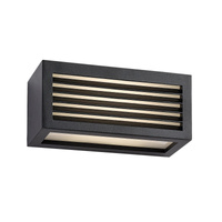 Venkovní zahradní lampa LED fasádní nástěnná lampa 10W 480lm 4000K IP54 černá Moderní Lublin Rabalux