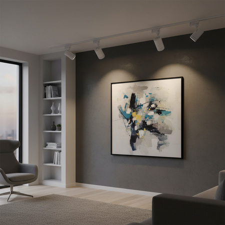 GU10 White MILANO Sanico Goldlux track reflektor