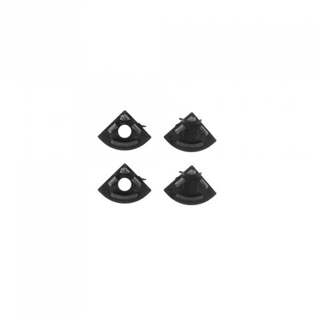 Hliníkový rohový LED profil pro povrchovou montáž černý 2m s matným difuzorem pro LED pásky + koncové krytky RW řady Ecolight