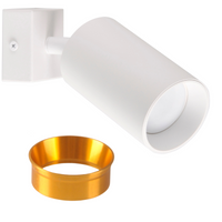 Nástěnné svítidlo Reflektorové nástěnné a stropní LED svítidlo 1 x GU10 MARIBEL White GOLDLUX (Polux)