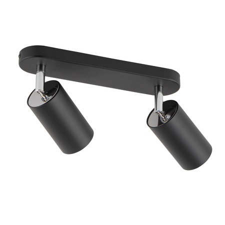 EYE Spot 6020 Nowodvorski nástěnná lampa černá 2xGU10 nástěnná lampa pohyblivá ocel + sklo moderní