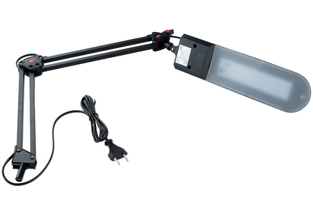 Stolní lampa LED na kreslení 7W 480lm 4500K 120° černá s držákem