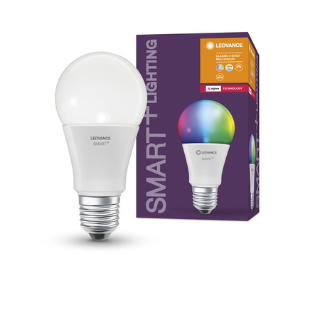 LED žárovka E27 A60 9W 806lm CCT RGB LEDVANCE SMART+ ZigBee Dimmable