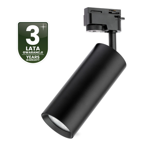 GU10 Black RITI Jednofázové světlo na přípojnici LUMILED