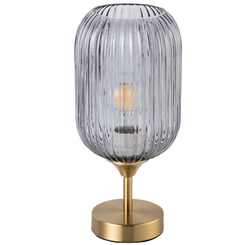 Kuřová stolní lampa SUFFOLK E27 GOLDLUX (Polux)