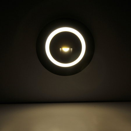 LED zahradní světlo pro zapuštěnou montáž na schodiště 3W 20lm IP44 4000K GRAFIT Q2 GOLDLUX (Polux)