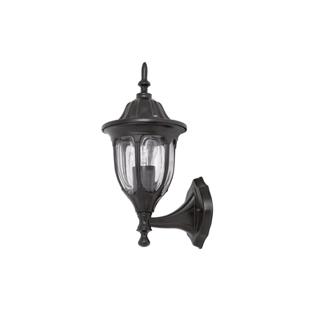 Zahradní svítidlo LED Elevation Nástěnné svítidlo MILANO E27 IP43 Lantern Up Black RABALUX