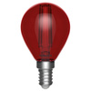 LED žárovka E14 G45 4,5W Filament Red TOSHIBA