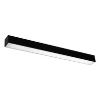 LED PINNE 17W 3000K Lineární nástěnné svítidlo 67cm černé SOLLUX