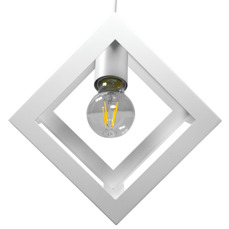 Geometrické IL MIO SWEDEN Stropní svítidlo 1xE27 Bílá - GOLDLUX (Polux)