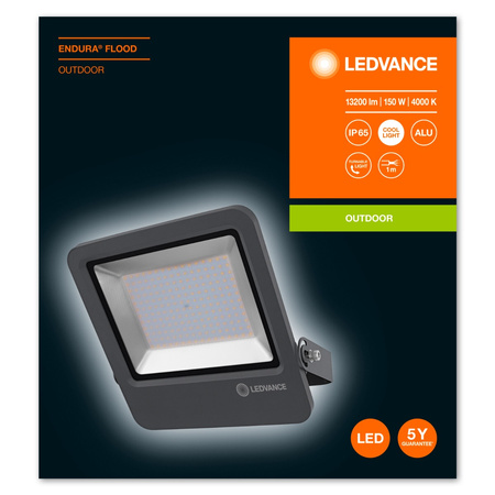 Reflektor LED 150W 13200lm 4000K IP65 Šedá LEDVANCE světlomet Endura