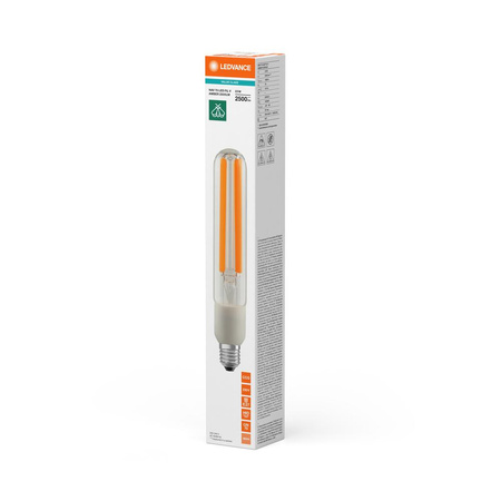 LED žárovka E27 23W = 70W 2500lm 1800K teplá bílá 360° Filament Ledvance