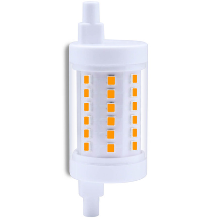 LED žárovka R7S 8W = 80W 900lm 3000K teplá bílá 360° J78mm KOBI