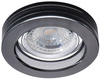 Halogenová bodová LED dioda GU5,3 Round Black Morta Kanlux k montáži pod omítku