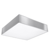 LED stropní svítidlo Plafond HORUS 3xE27 Čtvercové svítidlo 45cm šedé SOLLUX