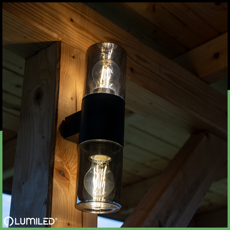 Zahradní nástěnné venkovní svítidlo 2x E27 SALVIA LUMILED