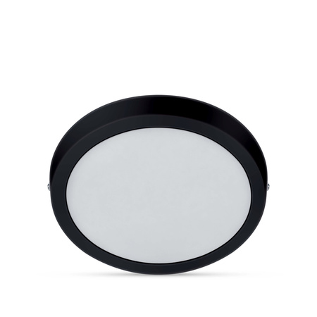 Plafond Panel LED Povrchové stropní svítidlo MAGNEOS 20W 2700K 28cm Black Downlight Round PHILIPS