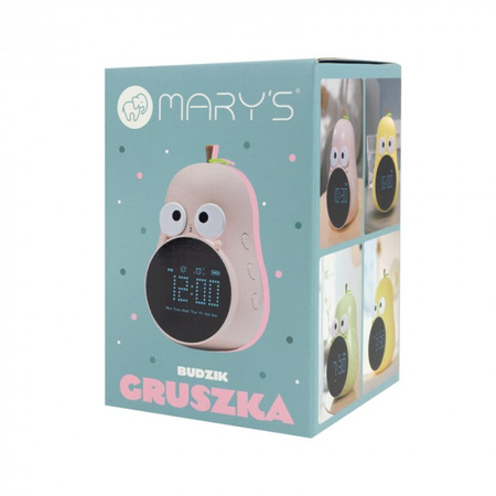 Dětský elektronický budík růžový dobíjecí 1200mAh MARY'S GRUSH