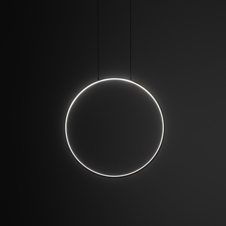 LED závěsné stropní svítidlo 18W 560lm 3000K teplá černá moderní CIRCOLO LED S 10810 Nowodvorski