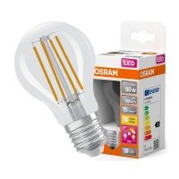LED žárovka E27 A60 7W = 60W 806lm 2200-2700K Teplé 320° vlákno Stmívatelné OSRAM Superstar