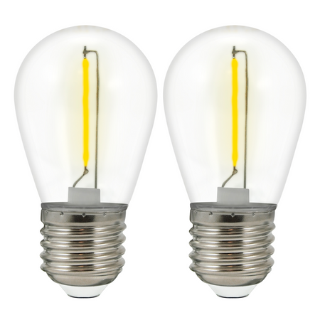 LED žárovka E27 0,3W 50lm 2200K Yellow 360° pro Girland 36V PARTY Sanico Goldlux