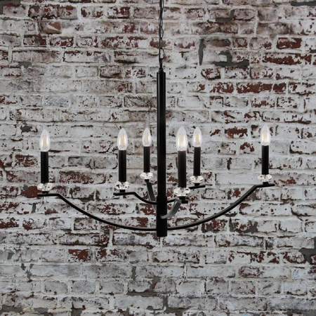 HIMS Lustrové závěsné stropní svítidlo 6xE14 120cm - GOLDLUX (Polux)