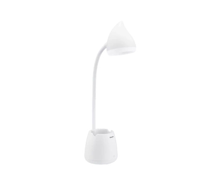 HAT LED stolní stolní lampa 4.5W CCT stmívatelná USB bílá PHILIPS