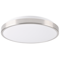 PLAFON LED stropní svítidlo bílá/nikl 30cm 15W 4000K KERN GOLDLUX (Polux)