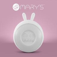 Dětské noční světlo LED elektronický budík 3,1W 3000K teplé + vícebarevné RGB bílé MARY'S KING