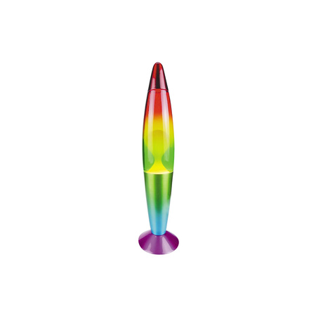 Stolní noční lampa Dekorativní E14 Vícebarevné moderní lízátko Rainbow 7011 Rabalux