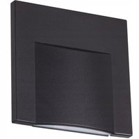 Schodišťové světlo LED 0,8W 15lm 3000K Warm Square Black Erinus Kanlux