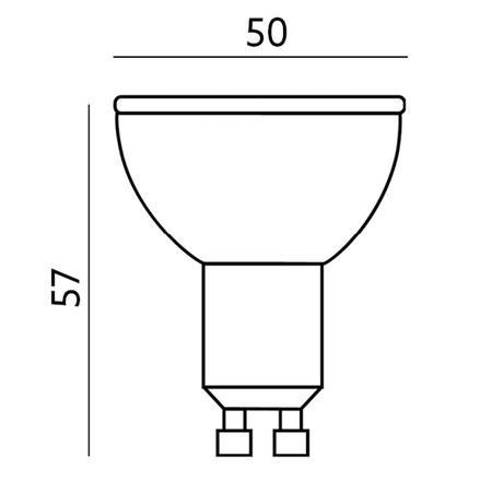 LED žárovka GU10 5W KOBI SMART WIFI RGB WW TUYA Intelligent Stmívatelné