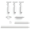 Perifo Lighting Rail Kit 1,5 m + 3x LED závěsné světlo 15,6 W CCT RGB Philips HUE Bluetooth White