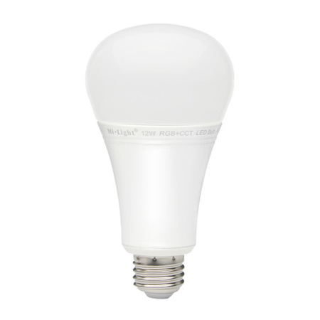 E27 LED žárovka 12W 1100lm RGB+CCT Wi-Fi Mi-Light - FUT105