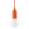 DIEGO E27 LED závěsné stropní svítidlo oranžové SOLLUX