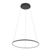 LED závěsné stropní svítidlo 21W 660lm 3000K teplá černá moderní CIRCOLO LED M 10812 Nowodvorski