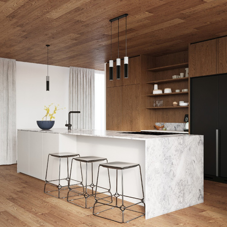 BORGIO 1 GU10 Loft Závěsné stropní svítidlo černé šedé SOLLUX