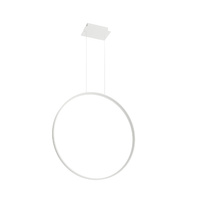 LED závěsné stropní svítidlo RIO 50W 4000K Overhang Round 78cm White SOLLUX