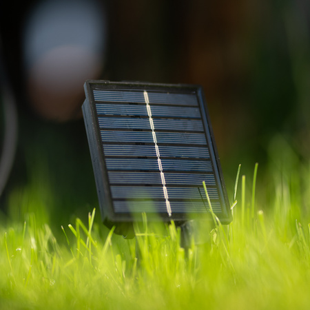 LED Solární řetěz, 20x LED Ozdobné Kuličky 11.58m 3000K Teplá bílá LOVO LUMILED